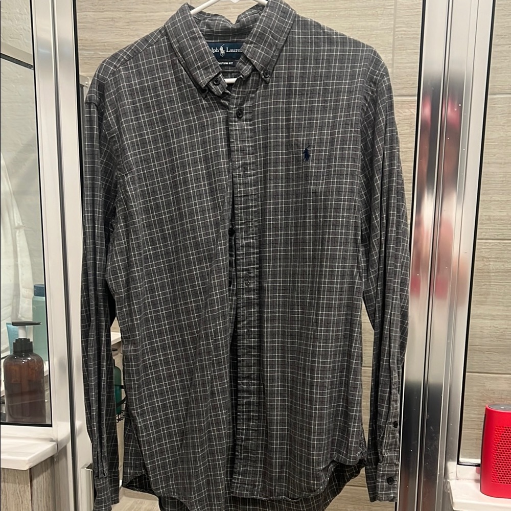 Polo by Ralph Lauren Men's Black Plaid Shirt